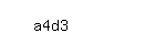 Captcha: a4d3