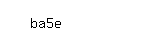 Captcha: ba5e