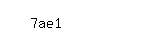 Captcha: 7ae1